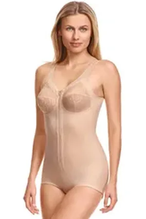 Susa Miederbody Einteiler ohne Bügel Spitze weiß 120
