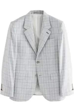 Next Sakko Kariertes Sakko im Tailored Fit (1-tlg) grau 52 (GB: 42R)