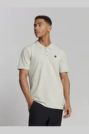 No Excess Poloshirt Poloshirt Polo Melange beige XXL