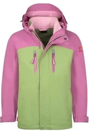 TROLLKIDS 3-in-1-Funktionsjacke Bryggen Wasserdicht rosa 152