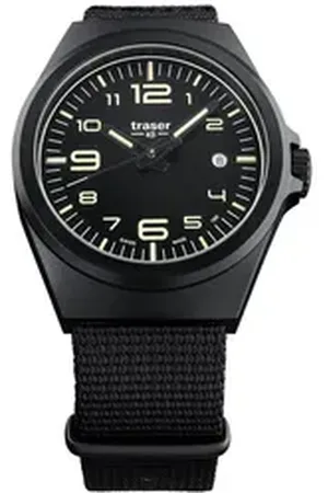 Traser Quarzuhr H3 108218 P59 Esssential M Black Herrenuhr 42mm 10ATM H3 108218 P59 Esssential M Black Herrenuhr 42mm 10ATM