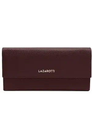 Lazarotti Geldbörse Bologna Leather, Leder rot