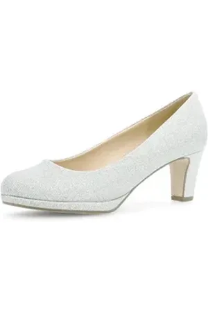 Gabor Pumps silberfarben 7,5