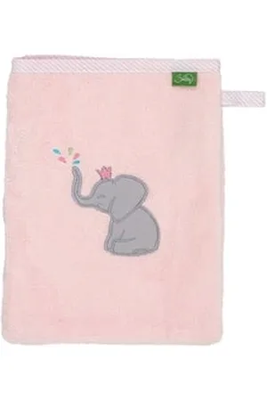 Smithy Handtücher Pastellflausch Elefant Frottee, 100% Baumwolle (1-St) rosa