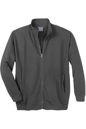 Ahorn Sweatjacke Ahorn Basic Trainer-Sweatjacke dunkelgrau XXL grau 2XL