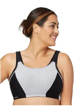 Glamorise Bügelloser BH Verstellbarer Sport BH schwarz 95