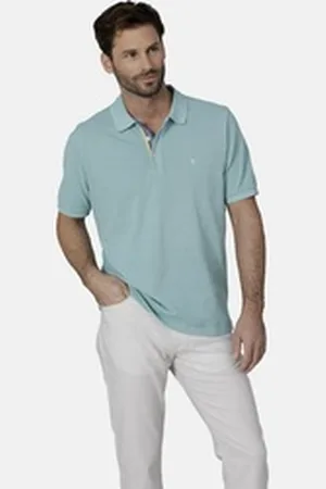 BABISTA Poloshirt UVIANO mit Knopfleiste in Farbakzent grün XL (58)