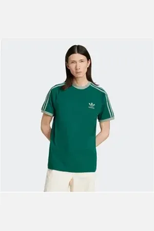 adidas Originals T-Shirt 3-STRIPES TEE drei Streifen T-Shirt grün XL