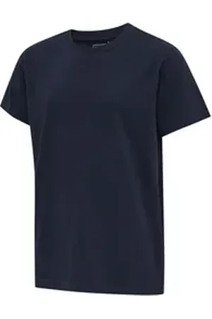 Hummel T-Shirt Kinder T-Shirt hmlRED Basic T-Shirt S/S Kids 215120 blau 176