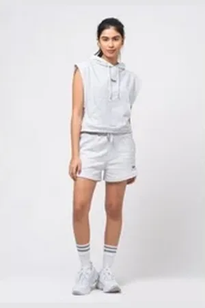 Tom Barron Freizeitanzug WOMEN REGULAR FIT SWEATSHIRT AND SHORTS SETS grau L