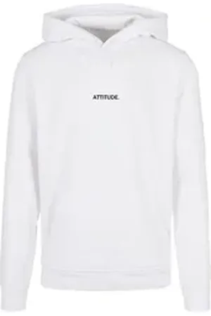 Merchcode Kapuzensweatshirt Herren Attitude Basic Hoody (1-tlg) weiß XXL