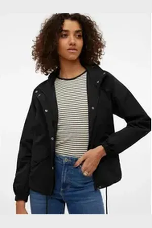 VERO MODA Parka VMSIRI SHORT PARKA JACKET schwarz XS (34)