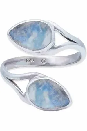 mantraroma Silberring (Ring mit Schmuckbeutel), Damenring aus 925er Silber weiß