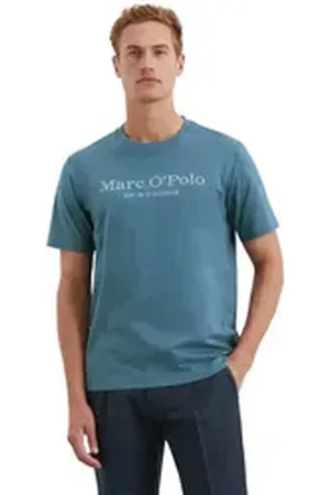Marc O’ Polo T-Shirt aus reiner Bio-Baumwolle blau L