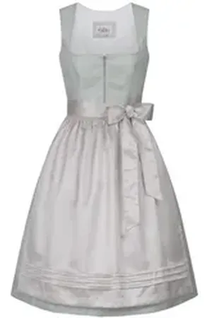 Nübler Trachtenkleid Midi Dirndl Giselle in Grün von grün 32