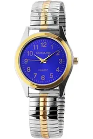 Excellanc Quarzuhr Hiyam Herrenuhr mit Edelstahlzugband, Herrenuhr Edelstahl