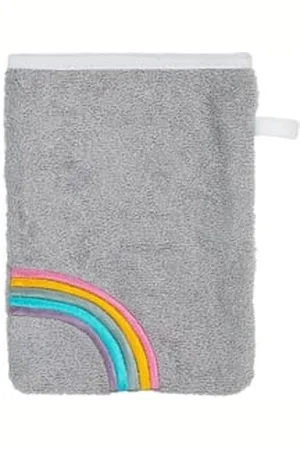 Smithy Handtücher Wolkenweich Regenbogen Frottee, 100% Baumwolle (1-St) grau