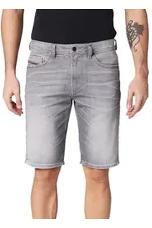 Diesel Jeansbermudas Thoshort 0839N Herren Jeans Bermuda Shorts grau