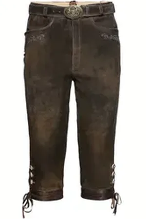 Luis Steindl Trachtenhose Kniebund-Lederhose braun 48