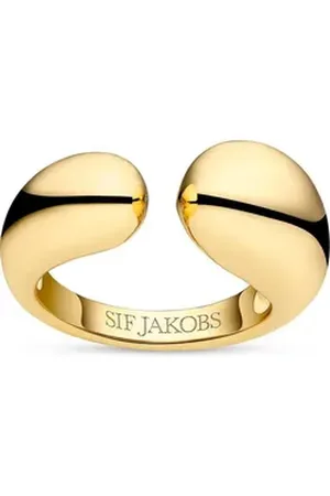 Sif Jakobs Silberring Damen-Damenring 925er Silber goldfarben 60