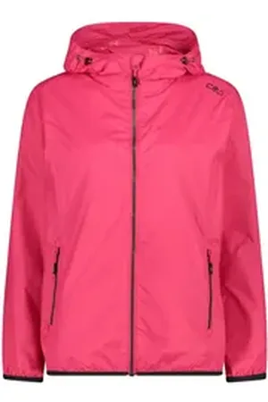 CMP Regenjacke Damen Regenjacke Woman Rain Jacket Fix Hood 32X5796 rosa 44