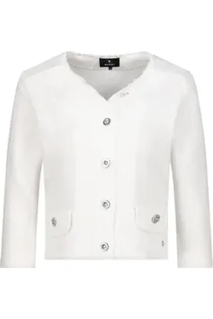 monari Strickjacke Strickjacke cream weiß 38