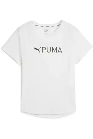 PUMA T-Shirt Damen T-Shirt Fit Logo Ultrabreathe Tee 523844 weiß S