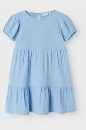 NAME IT Midikleid NMFJASMIN SS DRESS NOOS blau 80
