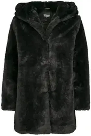 Urban classics Parka Damen Ladies Hooded Teddy Coat (1-St) schwarz XL