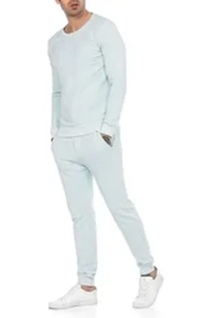 Redbridge Jogginganzug Red Bridge Herren Jogginganzug Set Sweatshirt Hose Premium Basic (Spar-Set, 2-tlg), Premium Qualität, gemütlich, vielseitig grün XXL