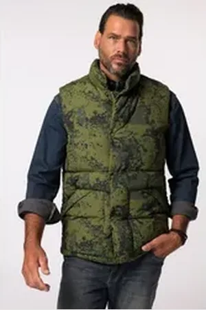 JP 1880 Steppweste JP 1880 Steppweste Outdoor Camouflage bis 7 XL blau XXL
