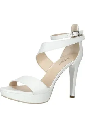 Nero Giardini Sandalen Nappaleder High-Heel-Sandalette weiß 39 EU