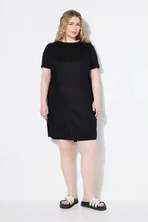 STUDIO UNTOLD Minikleid Kleid Straight Shape weiche Viskose schwarz 42/44