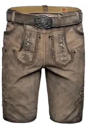 Mark Maddox Trachtenlederhose Zugersee Herren grau 52