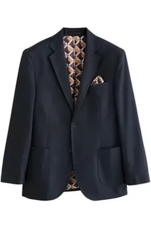 Next Sakko Strukturierter eleganter Blazer (1-tlg) blau 122 (GB: 48L)