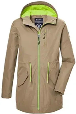 Killtec Parka KOS 148 GRLS PRK Wind- und wasserdichter Parka, reflektierend, PFAS-frei imprägniert braun 128