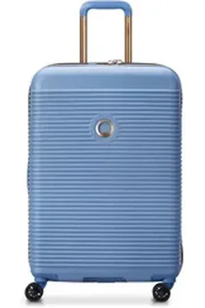 Delsey Paris Hartschalen-Trolley Freestyle, 4 Rollen, ABS blau