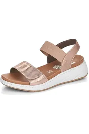 Rieker Damen Sandale Hausschuh rosa 39 EU