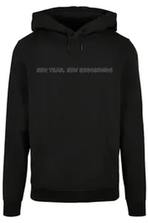 Merchcode Kapuzensweatshirt Herren New Year Basic Hoody (1-tlg) schwarz 5XL