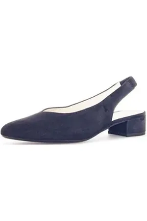 Gabor Pumps Veloursleder Pumps blau 37,5 EU