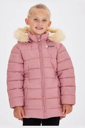 ZigZag Steppjacke Astrid mit abnehmbarer Kapuze rot 92