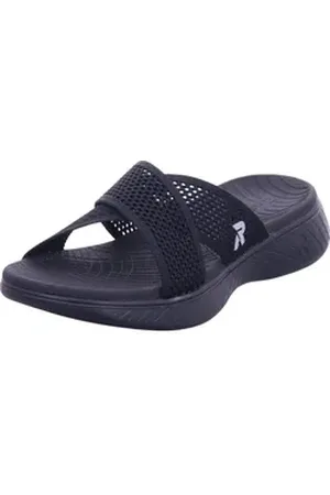 Rieker FSK Damen Sandalen Pantolette schwarz 38 EU