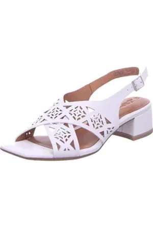 Tamaris Sandalette echtes Leder weiß 42 EU