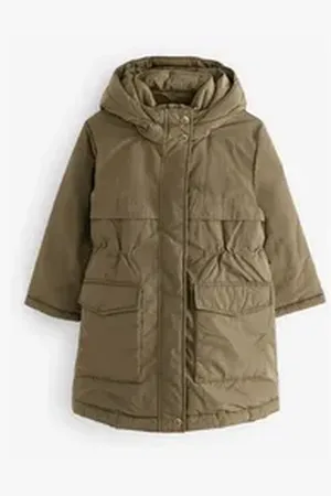 Next Parka Wasserabweisender doppellagiger Parka (1-St) grün 140 (10 J.)