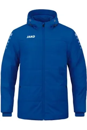 Jako Trainingsjacke 7103 Coachjacke Team mit Kapuze blau 140