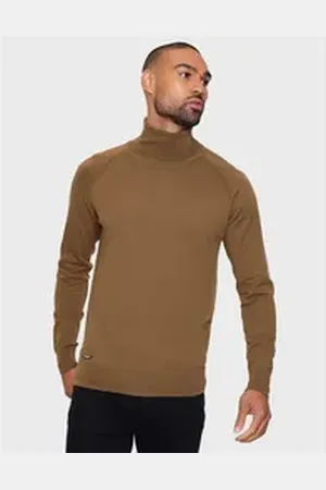 Threadbare Rollkragenpullover Lance im klassischen Design braun L