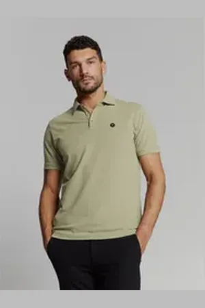 No Excess Poloshirt Poloshirt Polo Pique Garment Dyed grün S