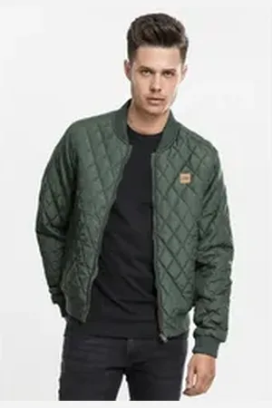 Urban classics Steppjacke grün L