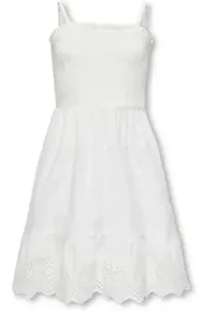 ONLY Sommerkleid KOGLOU LIFE EMB SMOCK DRESS WVN schwarz 140