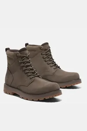 Timberland BRITTON ROADMID LACE UP WATERPROOF BOOT Schnürboots Winterstiefel, Schnürstiefel, Winterschuhe, wasserdicht braun 44 EU